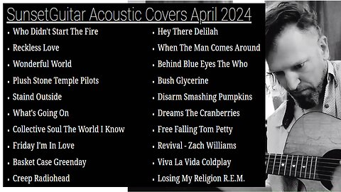 Sunset Guitar Master Collection April 2024 Acoustic Guitar Covers Volumes 4-8