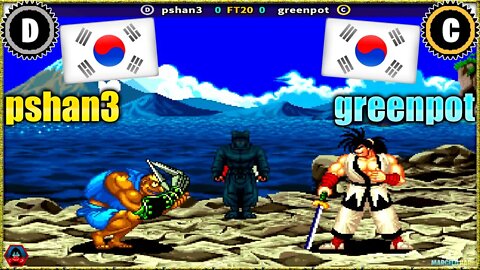 Samurai Shodown (pshan3 Vs. greenpot) [South Korea Vs. South Korea]