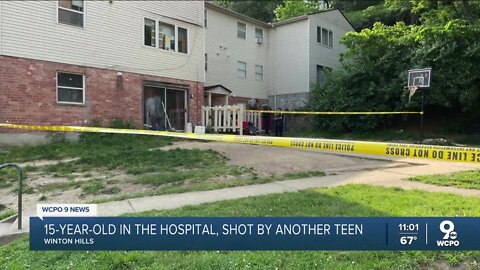 15-year-old hospitalized, shot by another teen