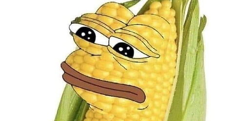 Corn Pepe was a Bad Dude