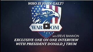 Steve Bannon W/Exclusive Sit Down With President Donald J. Trump. THX John Galt SGANON JUAN O'SAVIN