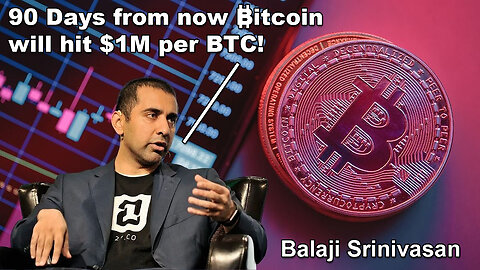 Balaji Srinivasan thinks ₿itcoin will hit $1M in 90 days but it's not what you think: Hyperinflation