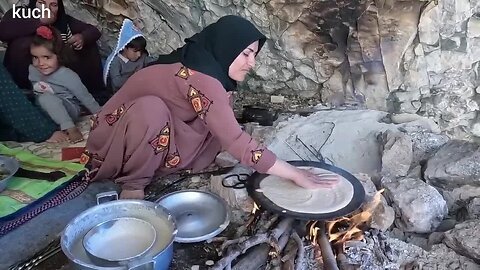 Making Grilled Chicken and Local Bread in a Cave_ Nomads of Iran