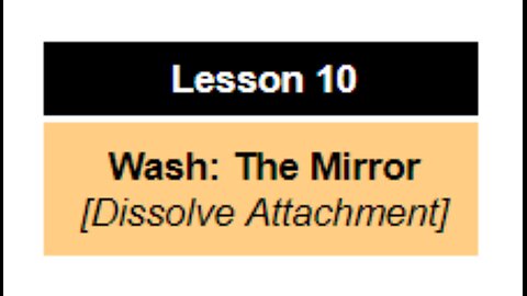 Lesson 10: Wash the Mirror