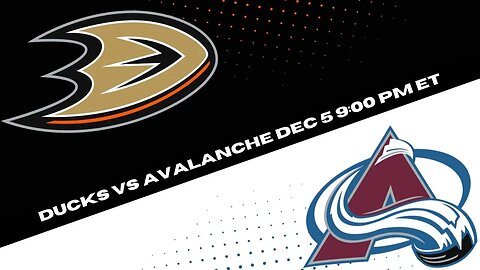 Exclusive NHL Expert Analysis: Ducks vs Avalanche 12/5 | Betting Picks & Predictions