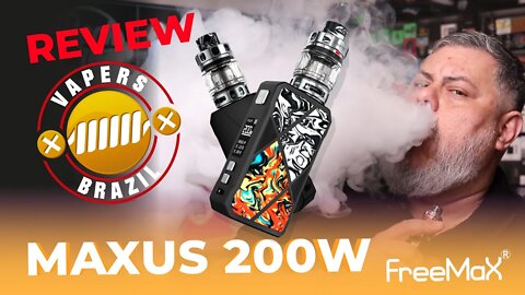 Freemax Maxus 200W - Lançamento , Mod para 1 ou 2 baterias - Review PTBR