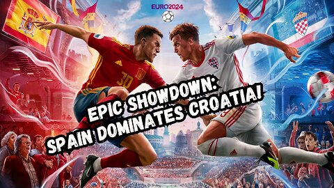 Spain Dominates Croatia 3-0! Euro 2024 Highlights! 🔥