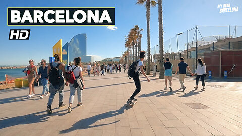 Skate Tour of Barcelona on a Sunny Day (Ep.01)