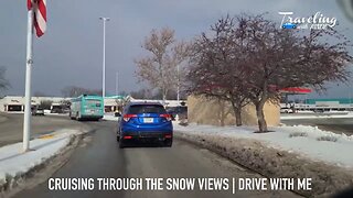 Cruising Through The Snow Views | Drive With Me