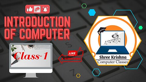 ntroduction of computer class-1 |Shree krishna computer classes| #computerknowledge#computerclasses