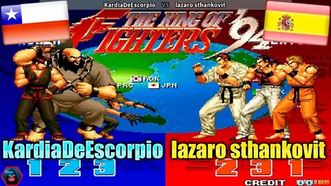 The King of Fighters '94 (KardiaDeEscorpio Vs. lazaro sthankovit) [Chile Vs. Spain]