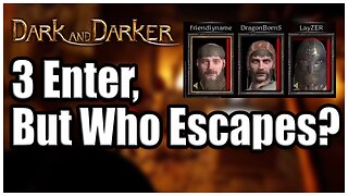 A Cleric, a Barbarian, and a Fighter Enter a Dungeon Round 3! - Dark & Darker Highlights