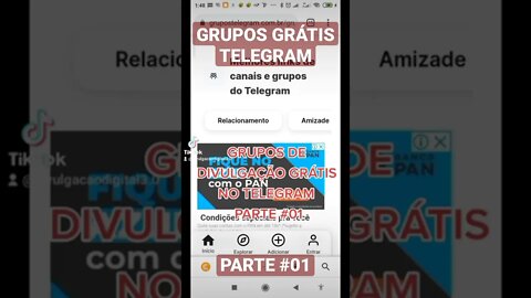 GRUPOS GRÁTIS NO TELEGRAM #01