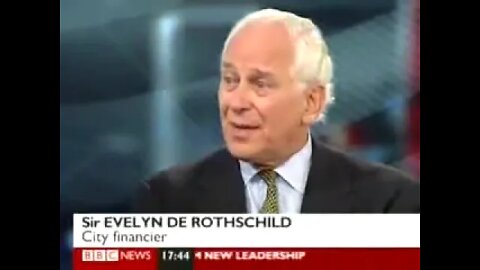 SIR EVELYN DE ROTHSCHILD, YOU KNOW IT'S SERIOUS WHEN HE HAS TO GO ON THE BBC 'WE HAVE TO LEARN' 2010