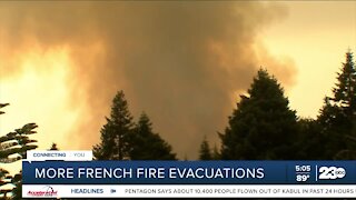 More French Fire evacuations