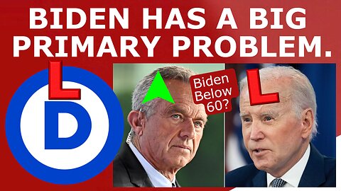 BIDEN'S PRIMARY PROBLEM! - Biden Polls BELOW 60 as an Incumbent as RFK Jr. SURGES