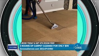 3 Rooms of Carpet Clean for $99 // Zerorez