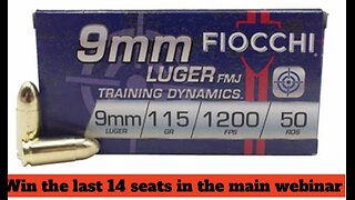 1000 Rounds MINI #2 FOR THE LAST 14 SEATS IN THE MAIN WEBINAR