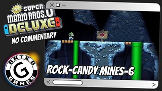 Rock-Candy Mines-6 - Thrilling Spine Coaster ALL Star Coins - New Super Mario Bros U Deluxe