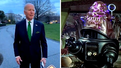Joe Biden Suffers a Robby the Robot Moment
