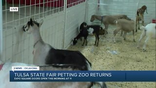 Tulsa State Fair petting zoo returns