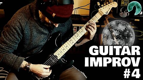 GUITAR IMPROV #4 | Chilled Synthwave Disco Groove