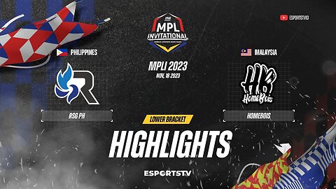 RSG PH vs HomeBois HIGHLIGHTS MPLI 2023 Playoffs | HB vs RSG