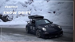 Porsche 911 4S PERFECT SNOW DRIFT | 911 with a SKI BOX! | Porsche 911 4S (997.1)