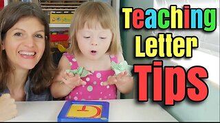 TIPS & TOOLS For TEACHING SLOW LEARNER Their LETTERS || Activities To Teach Preschool Reading