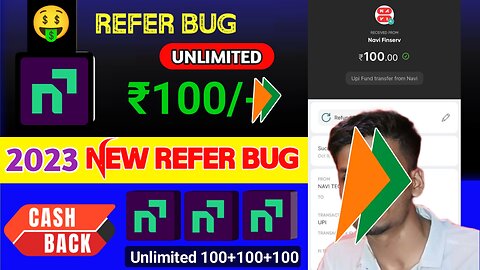 (PER OTP 100/) No Need KYC :Navi Refer Trick: Paytm loot today ! New earning app today ! navi app