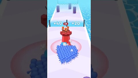 crowd master crowd runner game #shorts #satisfying #mobilegame @Dailyclips892 | oggy and jack