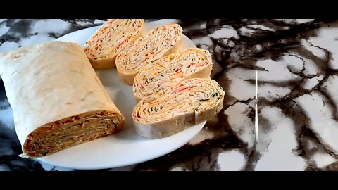 A great recipe for a delicious pita bread roll!