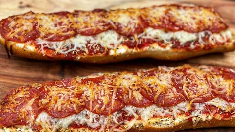 Easy Pepperoni French Bread Pizza | Quarantine Recipes