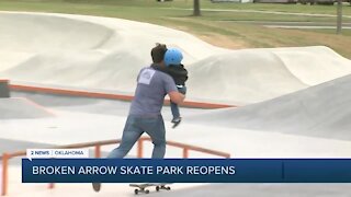 Broken Arrow Skate Park Reopens