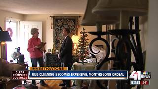 Rug cleaning becomes pricey, months-long ordeal