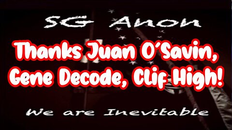 SGAnon Post Election Analysis Thanks: Juan O’Savin, Gene Decode, Clif High!