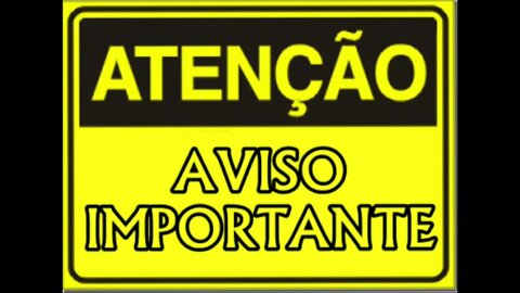 Aviso Importante aos inscritos do canal Projeto U.F.O. - Em Busca do Desconhecido