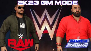 Dux vs. Swordsman - WWE 2k23 GM Mode - THE DRAFT!