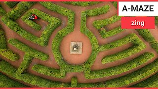 Stunning images show Prince Charles' maze