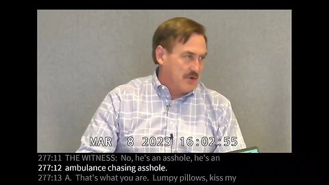 Mike Lindell UNLEASHES During Deposition