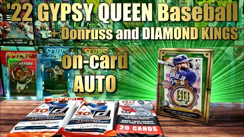 KINGS vs QUEENS | 2022 Gypsy Queen Baseball Blaster Box, Diamond Kings Hanger Pack, Donruss Value x2
