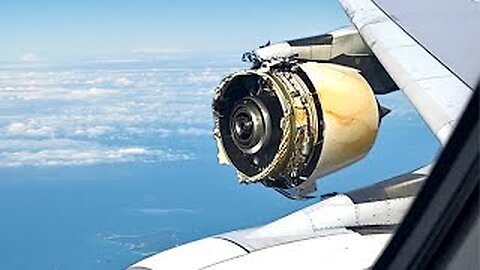 Airbus A380 Engine Explodes
