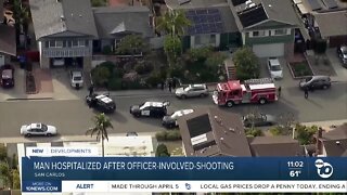 SDPD: 60-year-old man hospitalized after officer-involved shooting