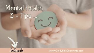 Let's 🎙️Talk 🎙️. "Mental 🪷 Health Day" 3️⃣ Tips