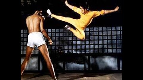 Cross kick Studio Films Bruce Lee Fly kick 6