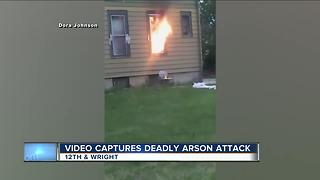 Video captures deadly arson attack