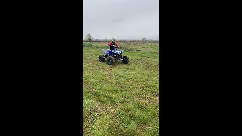 CRAZY 7 YEAR OLD ON ATV!