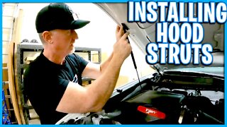 How to install hood struts on a 2022 Toyota Tacoma eps7 Are you tired of lifting that heavy hood?