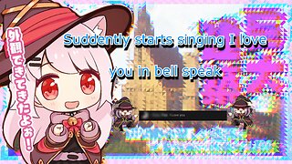 Chat tells Vtuber Bell nekonogi they love her so she starts singing