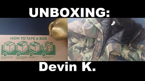 UNBOXING *SPECIAL* 'Devin K' auction Woodland Parka, pre-invite via Patreon Discord channel